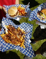 POUTINE :) sült krumpli sajt-és hússzósszal